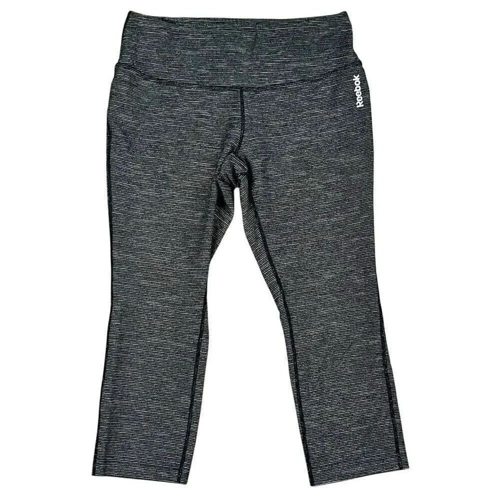 Reebok Stripped Cropped Leggings